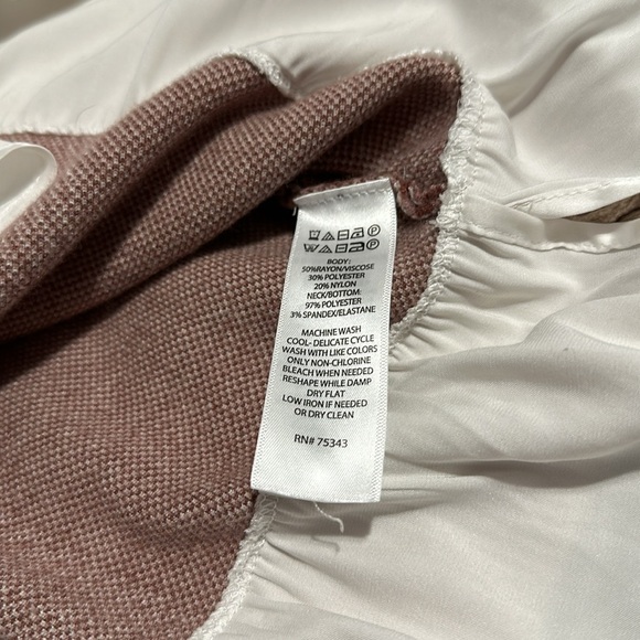 Adrienne Vittadini Sweater Blouse - Picture 7 of 7